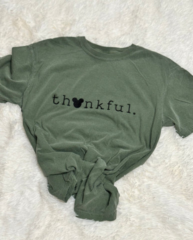 Thankful comfort colors tshirt