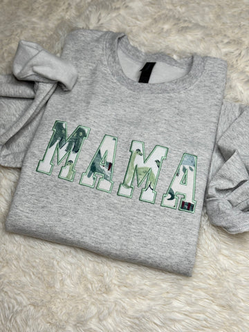 Custom MAMA onesie crewneck - independent trading co