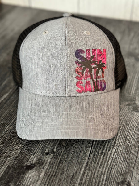 Custom color hats side design