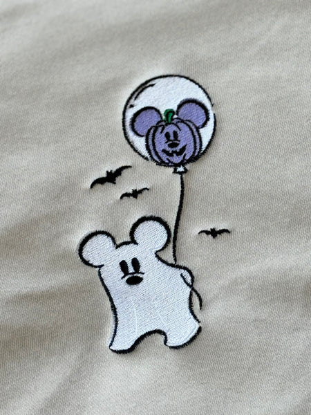 Pumpkin balloon - gildan crewneck