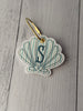 Custom seashell bag tag