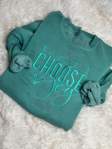 Today I choose joy - independent trading crewneck