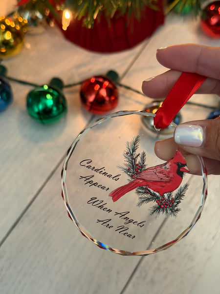 Crystal UV printed Ornaments