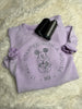 Lilac corded crew
