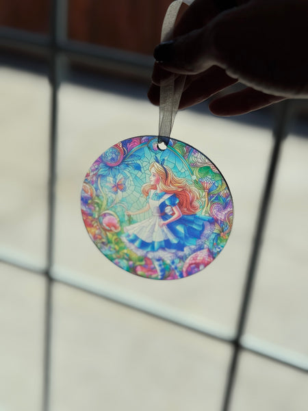 "Stained" Glass Ornaments