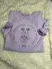 Lilac corded crew
