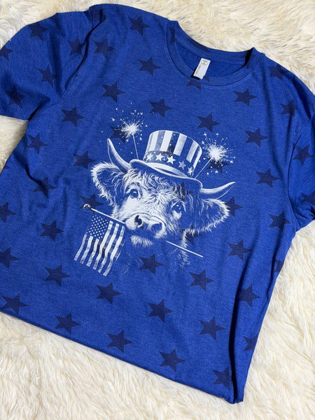 RTS limited edition stars highland cow size med