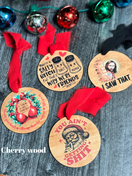 Sarcastic Christmas Ornaments