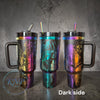 40oz off brand rainbow full wrap tumbler - gift idea