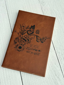 RTS be real not perfect walnut journal