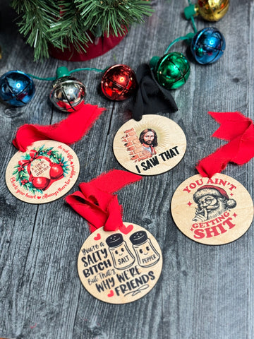 Sarcastic Christmas Ornaments