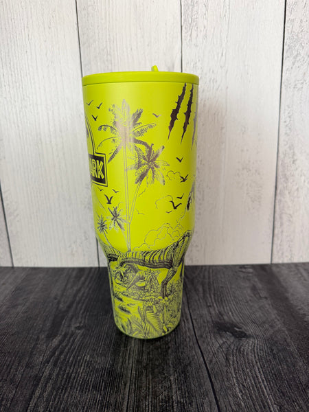 Small flaw Dinos 40oz lime hydro