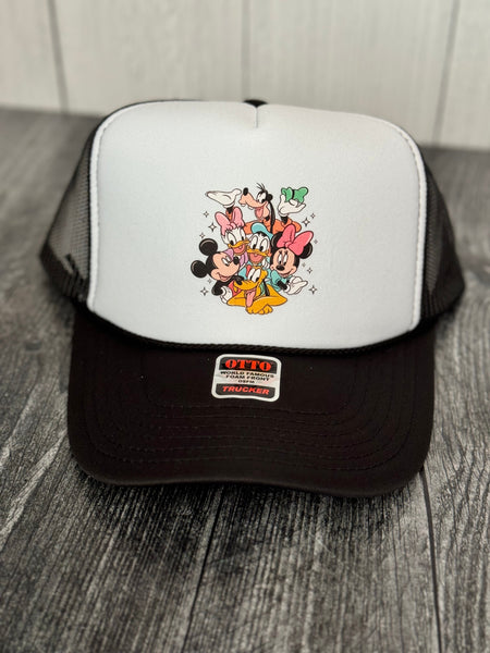 Custom color hats side design