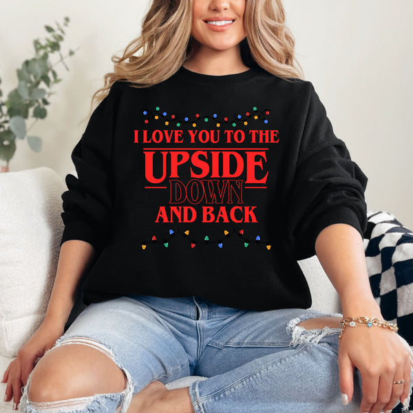 Upside down & back Crewneck  - Gildan