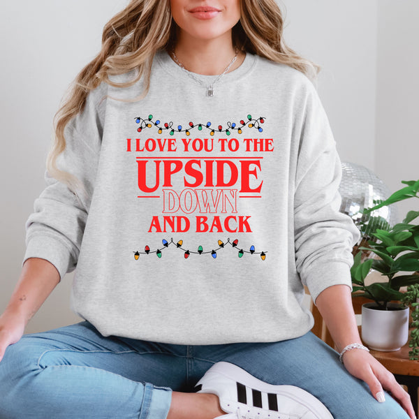 Upside down & back Crewneck  - Gildan