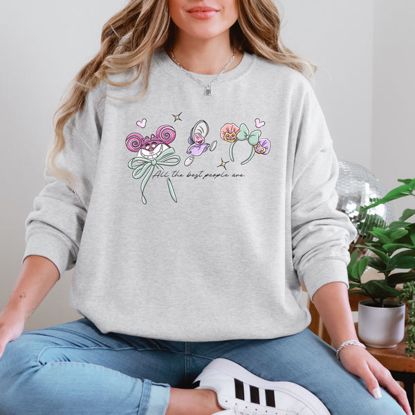 Ear Hat Collection Crewneck  - Gildan
