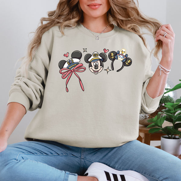 Ear Hat Collection Crewneck  - Gildan