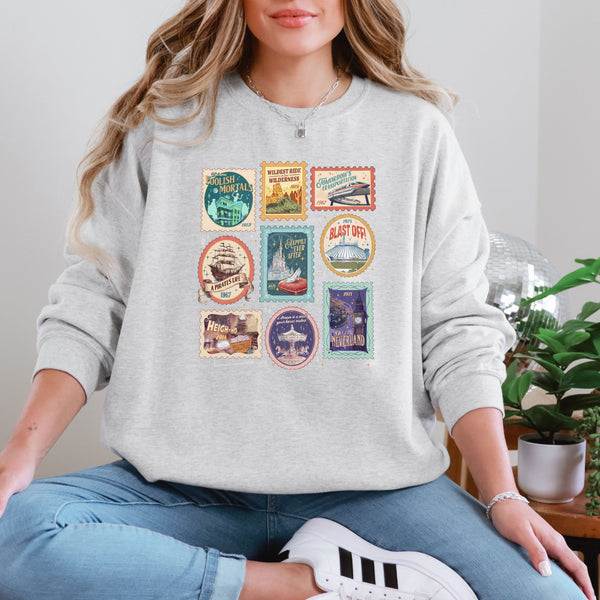 Magic Stamps Crewneck  - Gildan