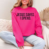 Jesus saves Crewneck  - Gildan
