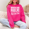 When God made me Crewneck  - Gildan