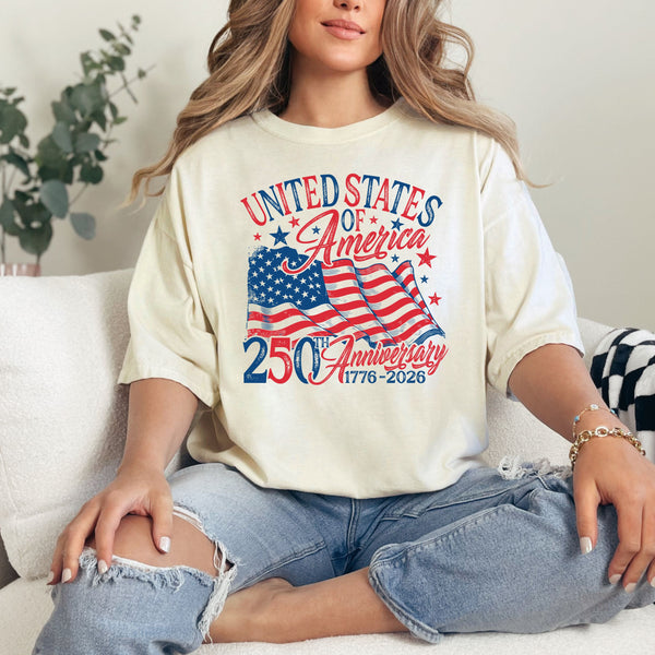 4th of July Tees (Multiple Designs) - comfort colors