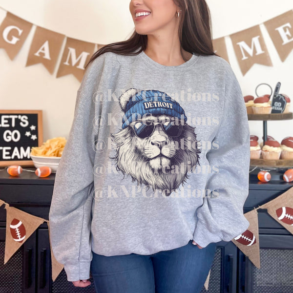 Retro football Sweatshirt  - Gildan