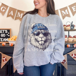Retro football Sweatshirt  - Gildan