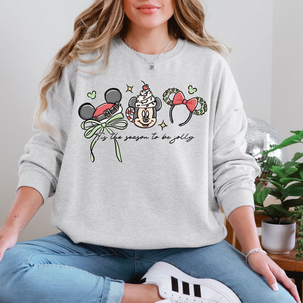 Ear Hat Collection Crewneck  - Gildan