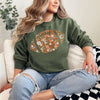Floral football Sweatshirt  - Gildan