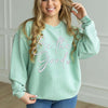 Mint corded crew