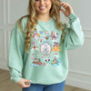 Mint corded crew