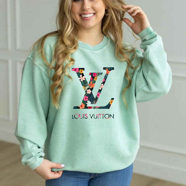 Mint corded crew