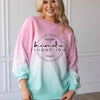 Ombre corded crew - LIMITED EDITION