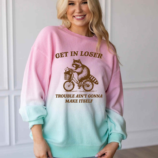 Ombre corded crew - LIMITED EDITION