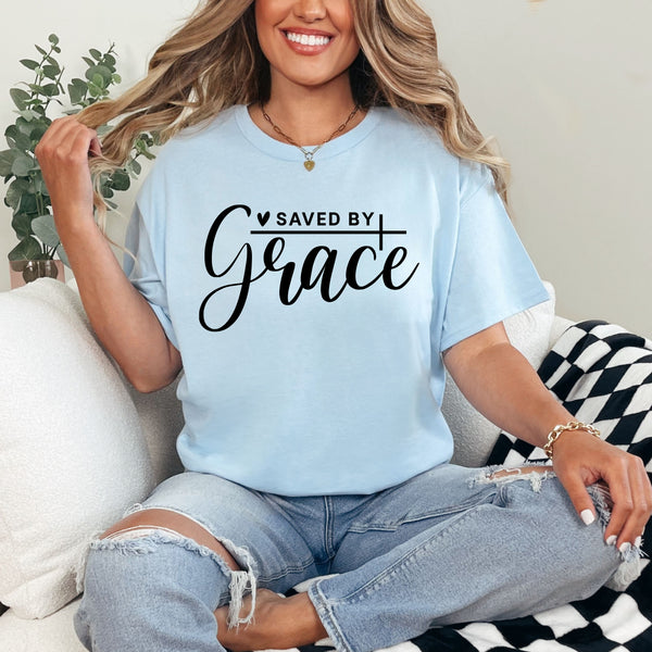 Saved by grace  - comfort colors