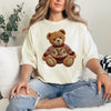 Faux crochet lux bear  - comfort colors