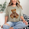 Faux crochet lux bear  - comfort colors