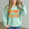 Mint corded crew