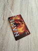 Custom UV printed sports bag tag