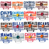Retro Football Teams  - comfort colors