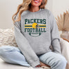 Retro Football Team Crewneck  - Gildan