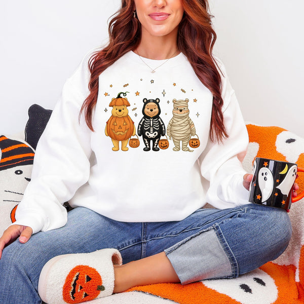 Pooh Halloween Crewneck  - Gildan