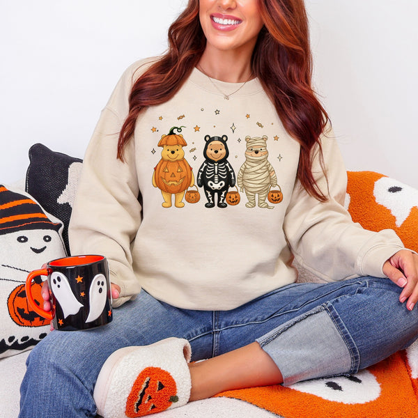 Pooh Halloween Crewneck  - Gildan