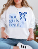 Hot girls read Crewneck  - Gildan
