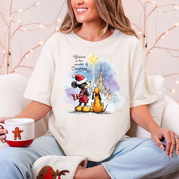 Believe in the magic of Christmas  - comfort colors