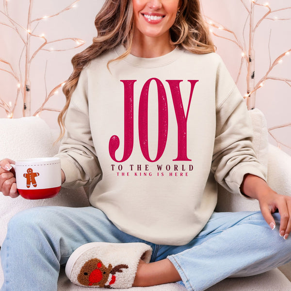 Joy to the World Crewneck  - Gildan