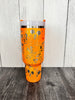 Custom tie dyed 40 ounce boo to you goldenrod #1