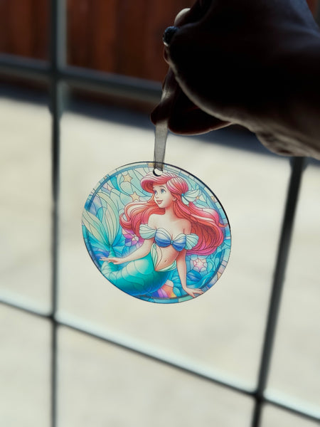 "Stained" Glass Ornaments