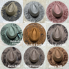 Custom engraved wide brim fedora hats