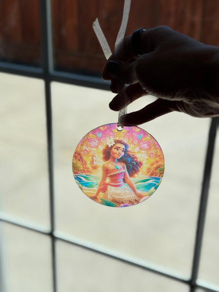 "Stained" Glass Ornaments